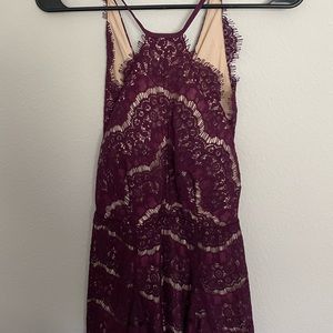 Maroon dress